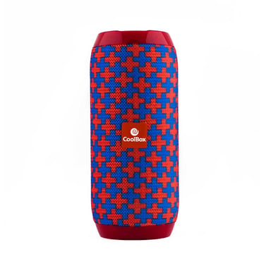 CoolBox COO-BTA-P03BYR haut-parleur portable et de fête Enceinte portable stéréo Bleu, Rouge 10 W