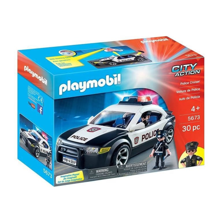 Jeux D'imitation Voiture De Police Playmobil La Boite - vue 6