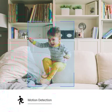 EZVIZ Camera Wifi Interieur C6N 4MP Motorisee P&T 360° 4MP/2K 2.4Ghz Suivi et Détection de mouvement Vision Nocturne 10m Suivi intelligent CS-C6N-D0-8B4WF