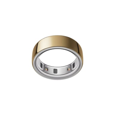 Anello connesso Oura Oura Ring Gen 4 Monitoraggio sonno attività Titanio bicolore Oro/argento Taglia 13