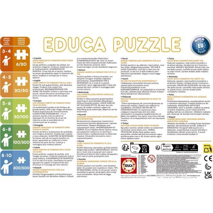 Puzzle Petit Ours Brun 2x20 pièces - Puzzles éducatifs pour enfants - Neuf