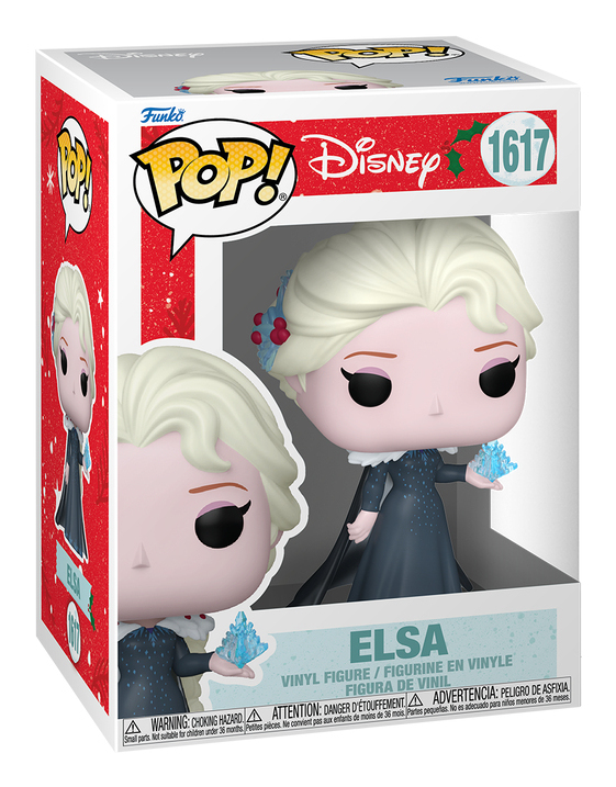 Figurine Funko Pop Disney Princess Holiday Elsa - vue 2