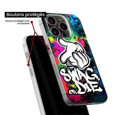Coque en silicone - Compatible pour Apple iPhone 17 Air - design swag or die