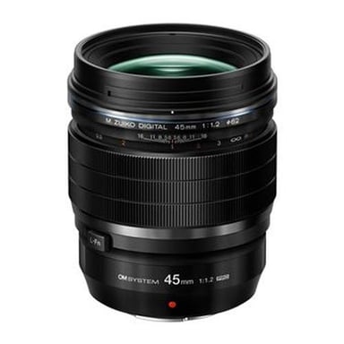 OM System M.Zuiko Digital ED 45 mm f1.2 Pro Objetivo de focal fija Negro