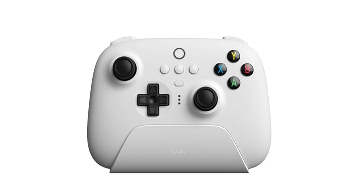 8Bitdo Ultimate 2.4G Blanc RF Manette de jeu Numérique Android, PC, iOS