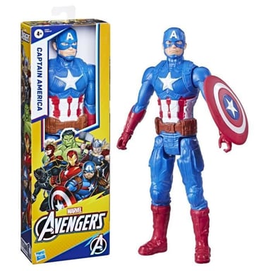 Vendicatori Marvel Titan Hero Capitan America figura d'azione 30 cm