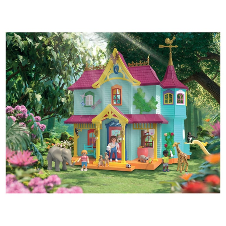 Playmobil 71852 Manoir Coloré des Animaux 162 Pièces Jeu de Rôle Animaux & Friends Multicolore - Neuf