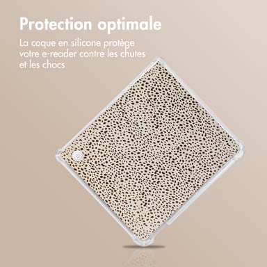 imoshion Coque Design Clear pour Kobo Libra Colour - Desert Dots