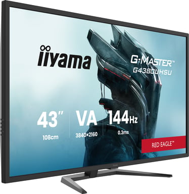iiyama G-MASTER G4380UHSU-B2 pantalla para PC 108 cm (42.5'') 3840 x 2160 Pixeles 4K Ultra HD LED Negro