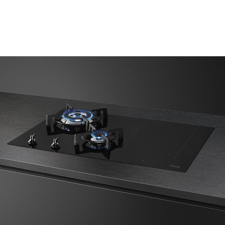 Table De Cuisson Mixte SMEG PM3743D – 4 Foyers Induction et Gaz - vue 2