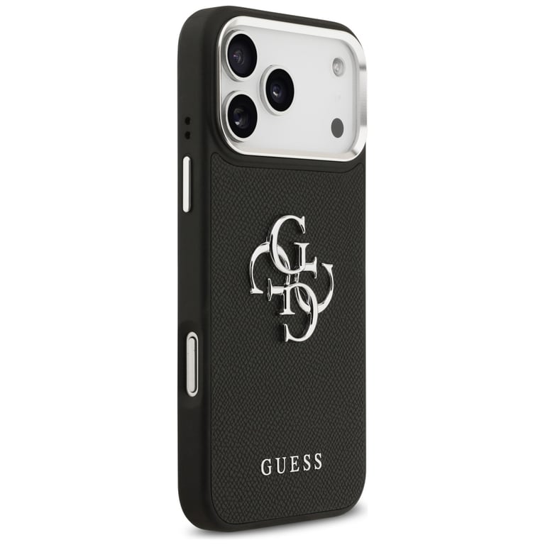 Guess Étui Grained Big 4G Classic Logo pour iPhone 17 Pro Max Noir - vue 3