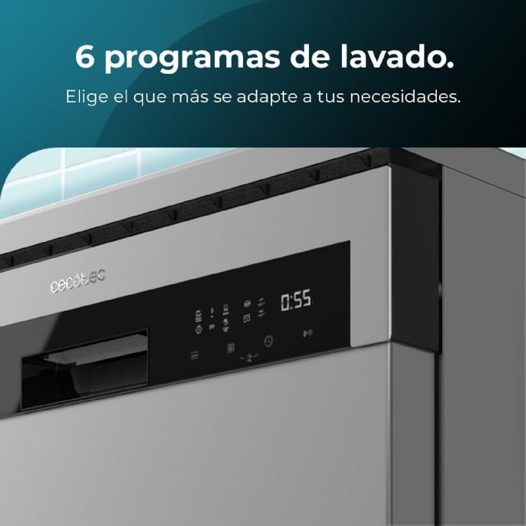 Lave-Vaisselle Cecotec Bolero Aguazero 6500 – 15 Couverts, Moteur Inverter Plus - vue 3