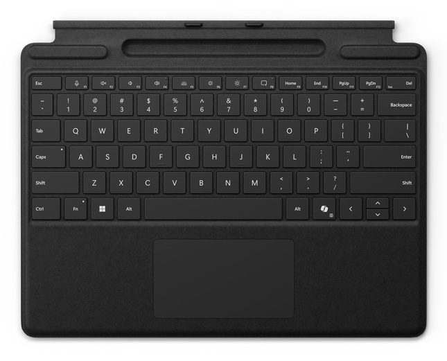 Microsoft Surface Pro Keyboard with pen storage AZERTY Belge Microsoft Cover port Noir - Neuf