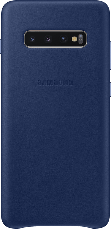 Coque en Cuir pour Samsung G S10 Plus Bleue marine Samsung