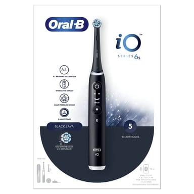 Spazzolino vibrante per adulti Oral-B iO 6 Nero