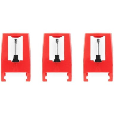 Lote de 3 zafiros para tocadiscos Victrola