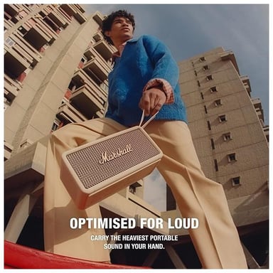 Sistema di altoparlanti wireless Marshall Middleton Cream - Qualità del suono eccezionale