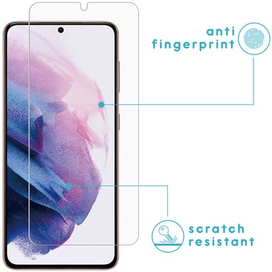 imoshion Protection d'écran en verre trempé 2 pack pour Samsung Galaxy S21 Plus