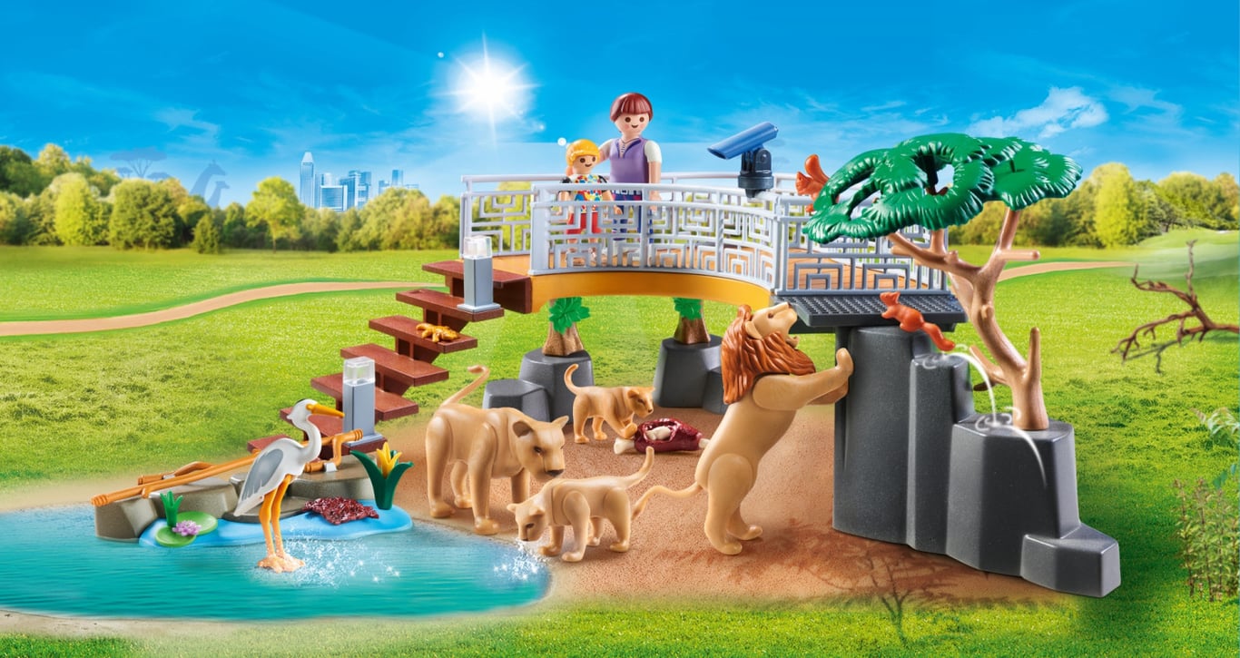 Famille De Lions 70343 Family Fun Playmobil La Boîte - vue 3