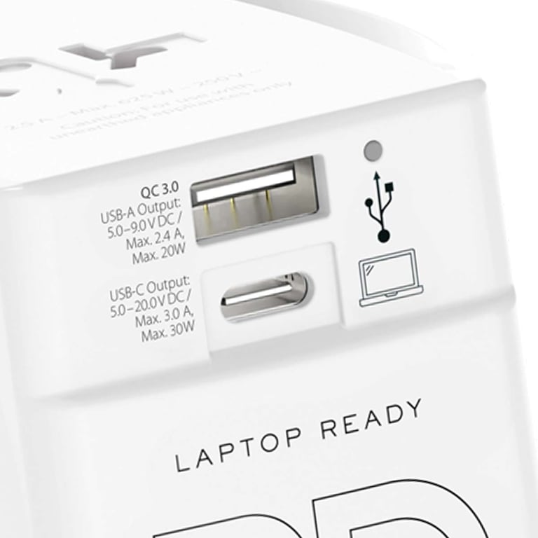 Adaptateur voyage USB A + USB C MUV Universel Skross Neuf - vue 3