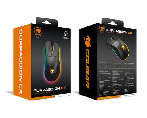 COUGAR Gaming 3MSEXWOMB.0001 ratón Juego mano derecha USB tipo A Óptico 6400 DPI