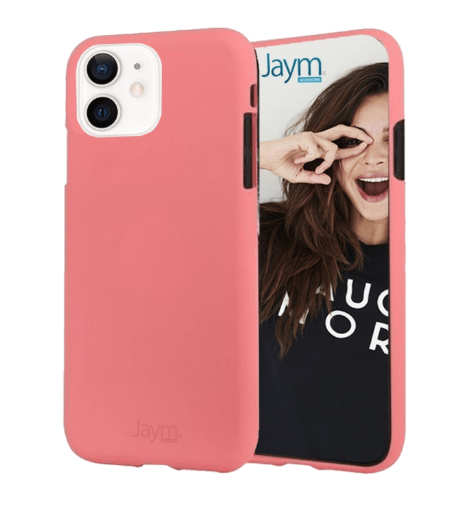 JAYM - Coque Silicone Soft Feeling Rose pour Apple iPhone 11 ? Finition Silicone ? Toucher Ultra Dou