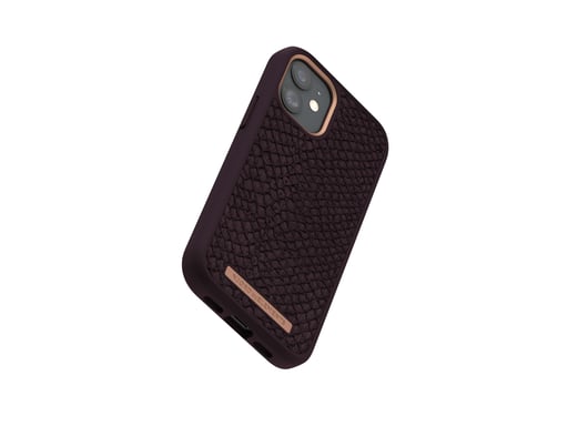 Njord byELEMENTS SL14043 coque de protection pour téléphones portables 13,8 cm (5.42'') Housse aubergine Apple (brand) iPhone 12 Mini
