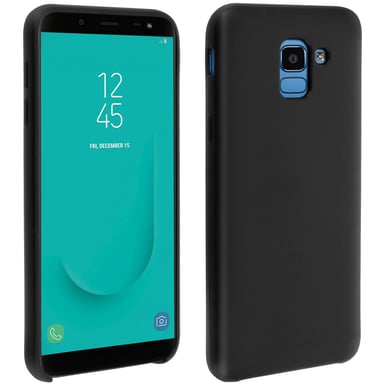 Coque pour Samsung Galaxy J6 Protection Souple Soft Touch Anti-rayures Noir