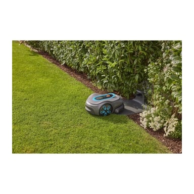 Robot cortacésped - GARDENA - Smart SILENO max 1200 - Superficie 1200 m² - DuoConnect - Bluetooth - Canteado