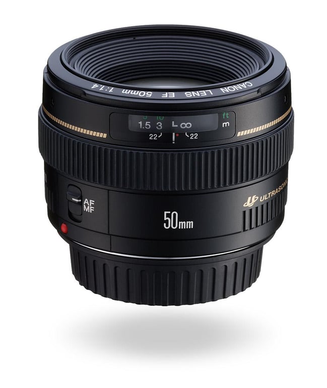 Canon EF 50mm 1:1,4 USM SLR Objectif standard Noir - Très bon état