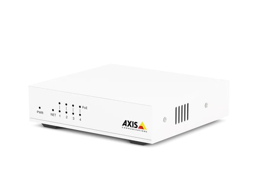 Axis 02101-002 commutateur réseau Non-géré Fast Ethernet (10/100) Connexion Ethernet, supportant l'alimentation via ce port (PoE) Blanc - Neuf