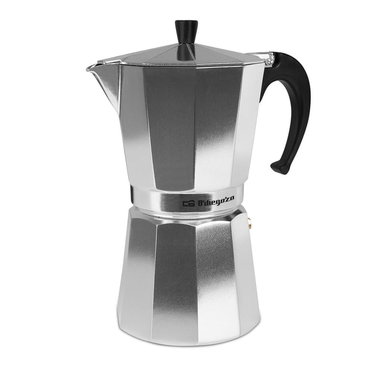 Cafetière Italienne Orbegozo KF 1200 – Aluminium, 12 Tasses - vue 3