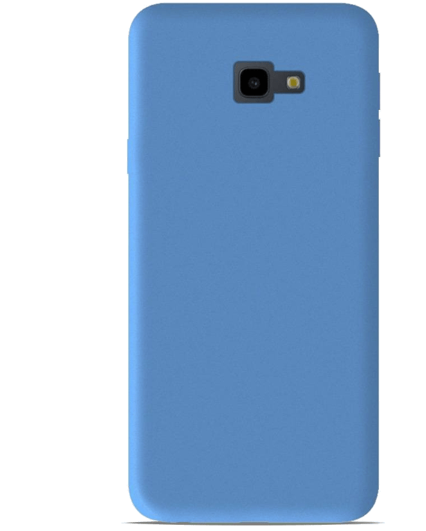 Coque silicone unie compatible Mat Bleu Samsung Galaxy J4 Plus 2018