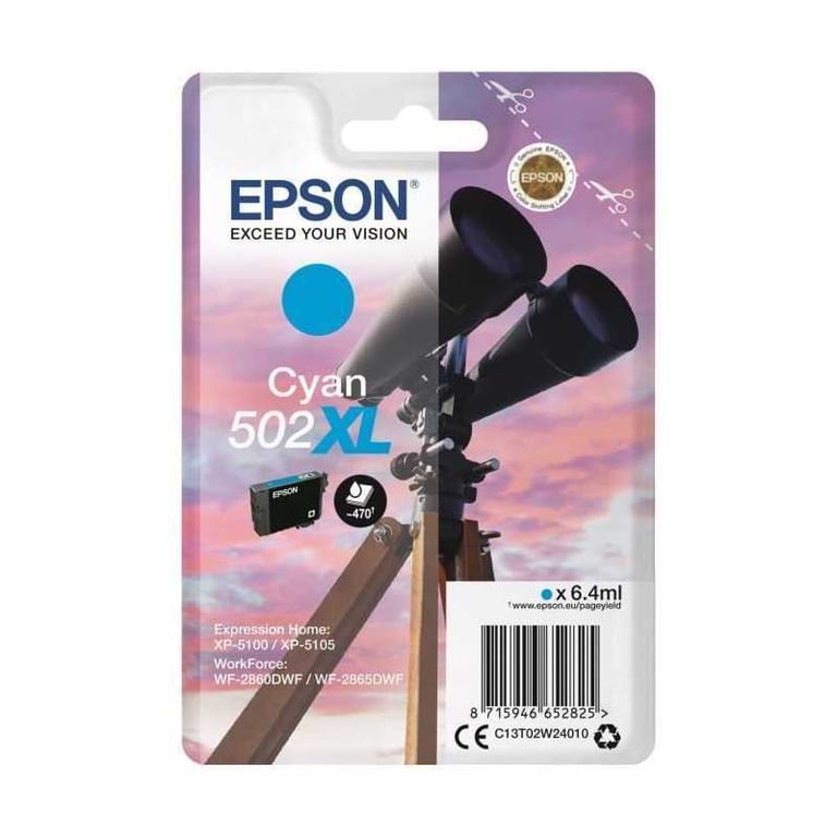 Epson Cartouche d'encre 502XL Cyan - vue 5