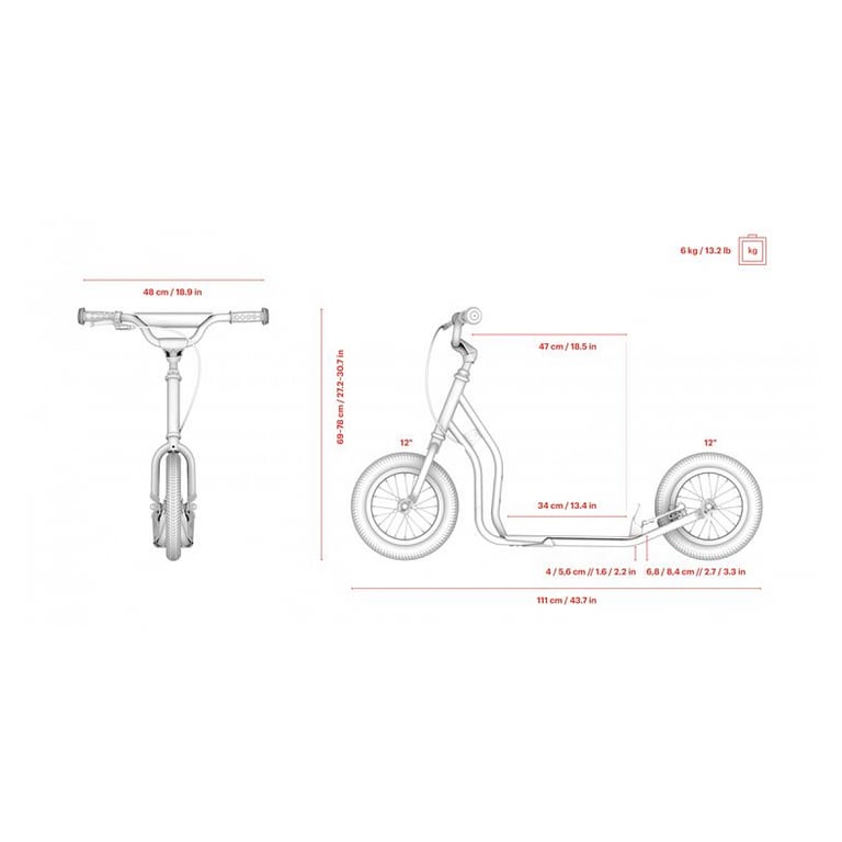 Trottinette Junior Mau Yedoo Emoji Léger et Sécurisé Neuf - vue 2
