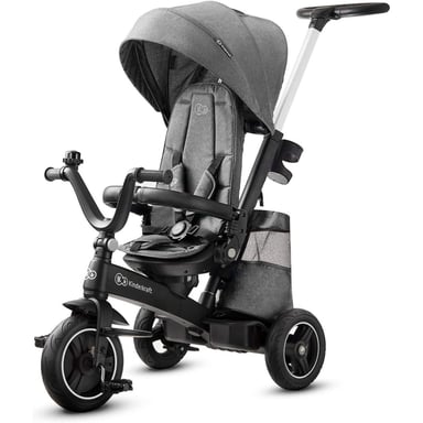 EASYTWIST Triciclo evolutivo gris para niños de 9 meses a 5 años