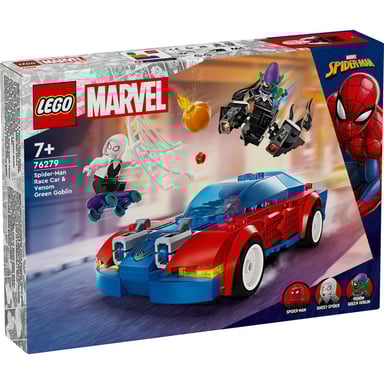 Lego 76279 Coche de Carreras de Spiderman y Duende Verde Ven