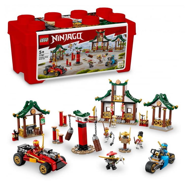 LEGO NINJAGO 71787 : Boîte de Briques Créatives Ninja pour Enfants - Neuf