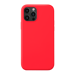 Coque antichoc en gel de silicone doux pour Apple iPhone 12 Pro Max, Rouge Ardent