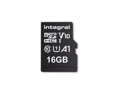 Integral 16 GB MICROSDHC/XC V10 UHS-I U1 ad alta velocità 16 GB MicroSD