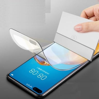 Pack de 3 Films Hydrogel pour ''HUAWEI P40 Lite'' Incurve Ecran Protection Transparent