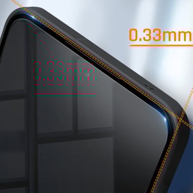 Akashi Verre Trempé pour Samsung S24 Plus Dureté 9H Anti-rayures Total Cover Noir