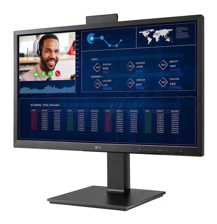 LG 24CQ651I 6P PC tout en unstation de travail Intel® Celeron® J4105 61 cm 24 1920 x 1080 pixels All in One thin client 4 Go DDR4 SDRAM HDD Wi Fi 4 802.11n Neuf - vue 2
