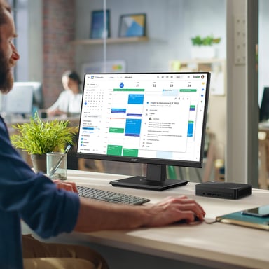 Acer Chromebox Mini CXM1 IN4832 Intel® Celeron® N4500 8 GB LPDDR4-SDRAM 32 GB eMMC ChromeOS Mini PC Negro