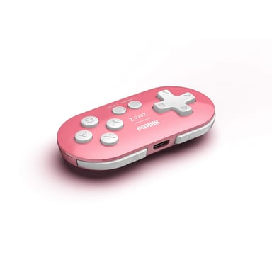8Bitdo Zero 2 Rosa Joystick digitale Bluetooth Android, MAC, Nintendo Switch, Nintendo Switch Lite, PC
