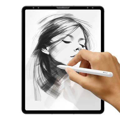 Protection d'écran pour Apple iPad Pro 12.9 2018 / 2020 / 2021 Anti-reflets Noir transparent