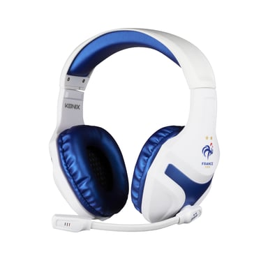 Konix Auriculares FFF Con diadema con cable Play Azul, Blanco