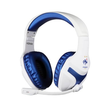 Cuffia Konix FFF con archetto cablato Play Blue, White