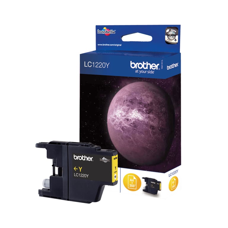 Brother LC1220Y Jaune - vue 4