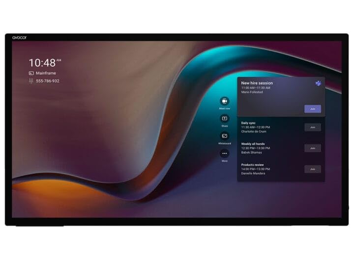 Pizarra interactiva Avocor AVH 6520 65 4K Ultra HD touch - vue 2